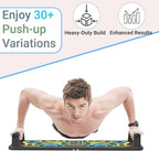 BixBin Push Up Board Foldable 14 in 1 Press Up Boards
