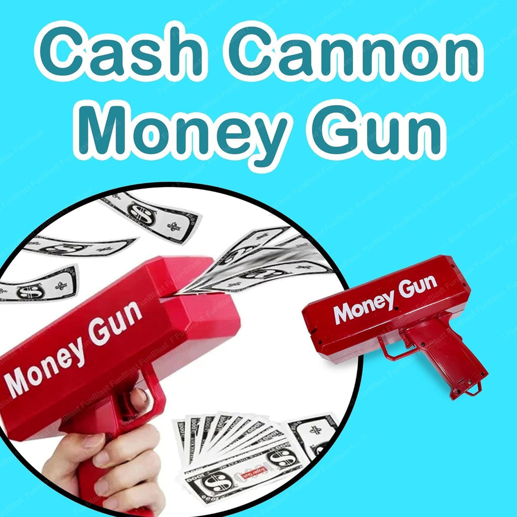 SF-SCODE Money Gun Cash Gun Super Gun Spray Gun Dollar Gun Cash Toy Shooter Toy Gun, Cash Cannon Money Gun for Wedding, Parties and Fun