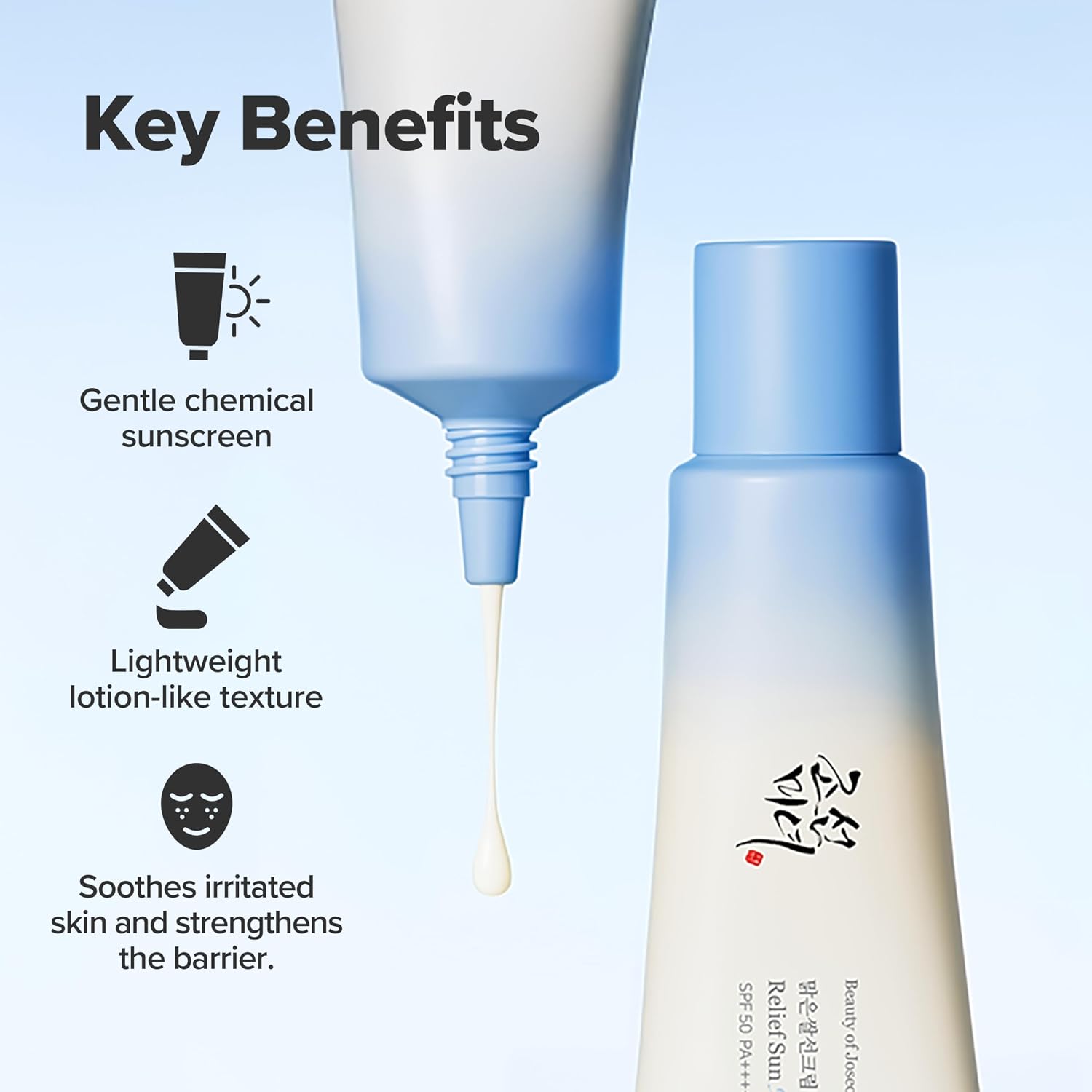 Beauty of Joseon Relief Sun Aqua-Fresh Sunscreen Rice + Panthenol SPF 50+ PA++++