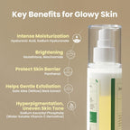 AXIS-Y Glow Toner Against Pigment Spots 125 ml - Brightening & Hydrating with 5% Niacinamide & Hyaluronic Acid - Vegan Korean Skin Care Face Toner