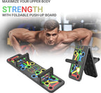 BixBin Push Up Board Foldable 14 in 1 Press Up Boards